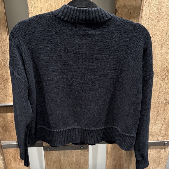 Quince Black Cropped Cardigan xs - Picture 5 of 5